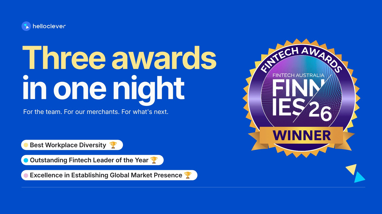 Three Awards, One Night: The Best Finnies Yet for Hello Clever
