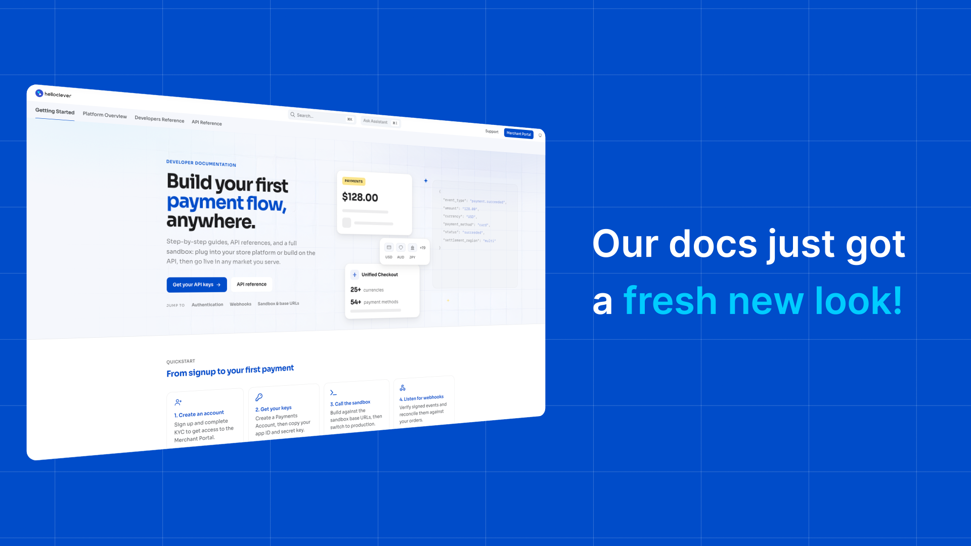 Introducing the new Hello Clever docs site: built to get merchants and developers moving faster